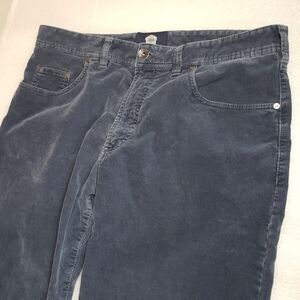 Gardeur Men's 36x34 Corduroy Pants Casual Comfort Relaxed Fit Navy Party Office